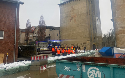 POL-ST: Kreis Steinfurt, Update zur Hochwasserlage - Betroffene Gebiete meiden - Foto: presseportal.de