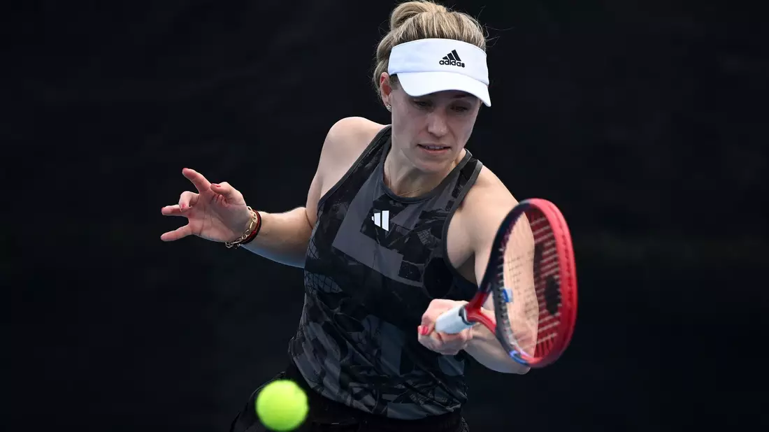 Angelique Kerber freut sich nach der Babypause auf den Wettkampf. - Bild: Dan Himbrechts/AAP/dpa