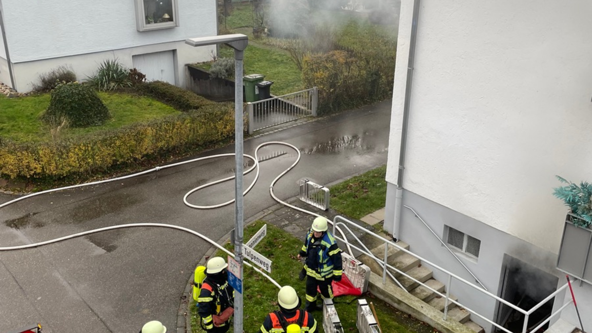 FW-OG: Kellerbrand in Mehrfamilienhaus - Foto: presseportal.de