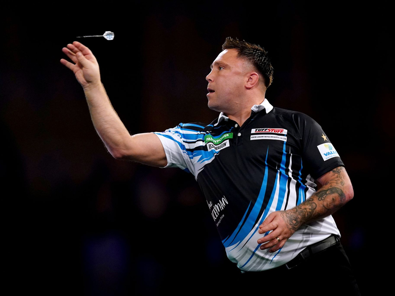 Gerwyn Price unterlag dem Nordiren Brendan Dolan in der dritten Runde überraschend mit 2:4. - Foto: John Walton/PA Wire/dpa