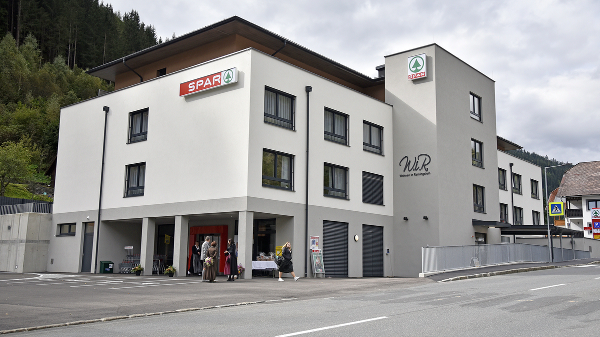 Multifunktionsgebäude in Ramingstein - Foto: Neumayr über pressetext.de