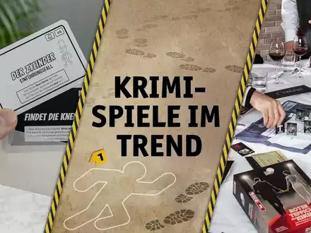 Krimispiele im Trend / In Deutschland werden Krimis nicht nur gerne gelesen und gesehen, sondern auch gespielt - Foto: presseportal.de