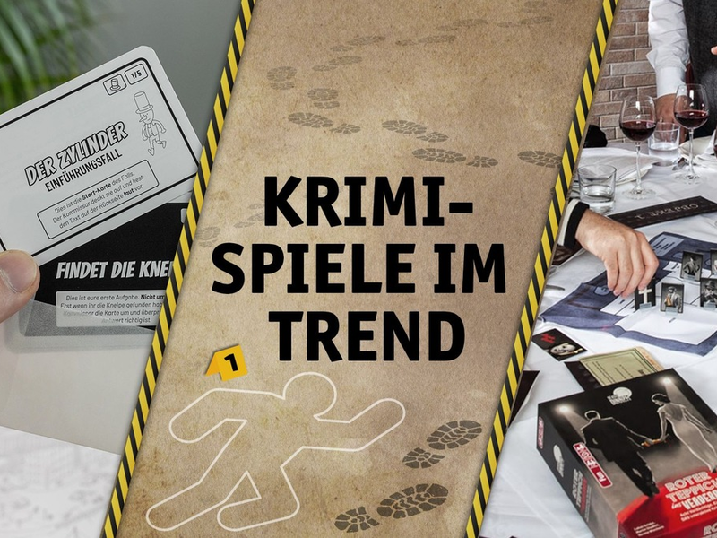 Krimispiele im Trend / In Deutschland werden Krimis nicht nur gerne gelesen und gesehen, sondern auch gespielt - Foto: presseportal.de
