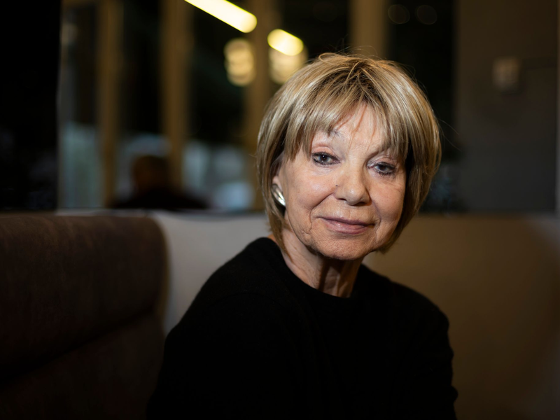 Schauspielerin Judy Winter ist dankbar für ihre Karriere. - Foto: Christoph Soeder/dpa