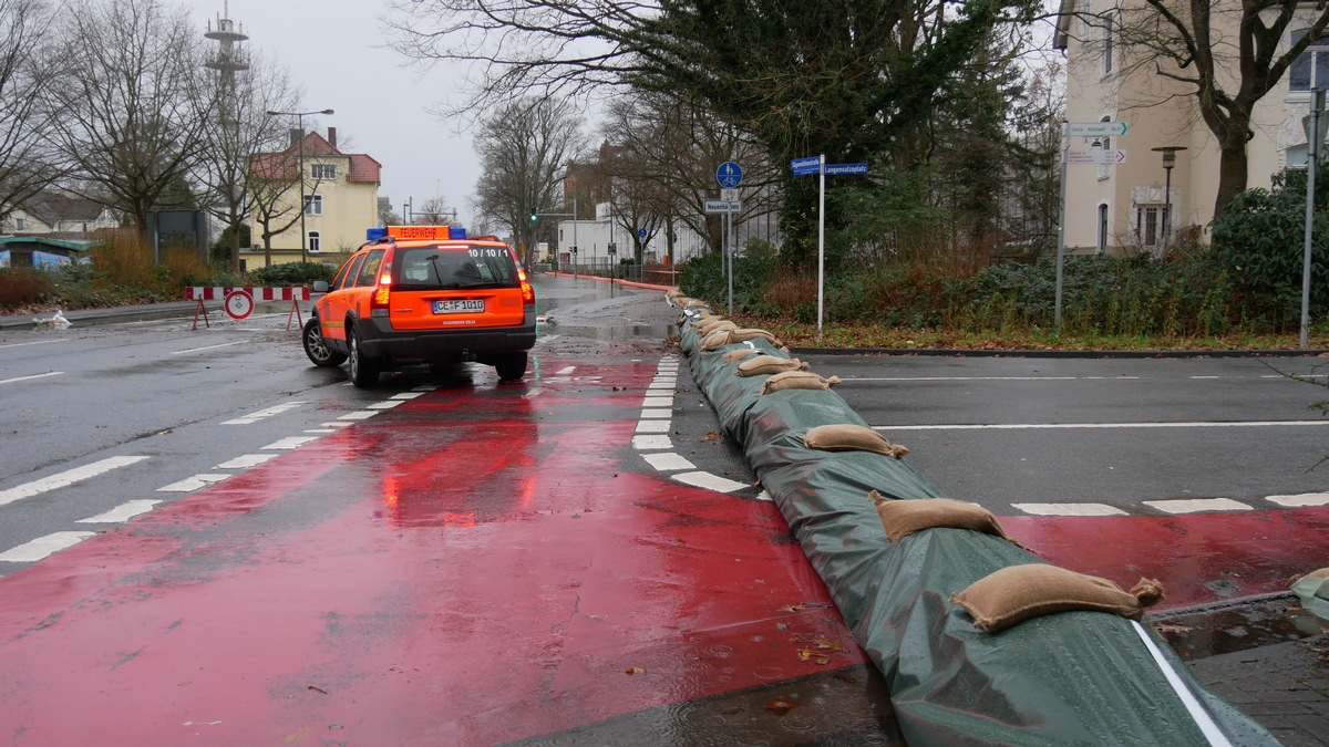 FW Celle: Hochwassereinsätze am 29.12.2023 - 9. Lagemeldung! Stand: 29.12.2023 um 19:00 Uhr - Foto: presseportal.de