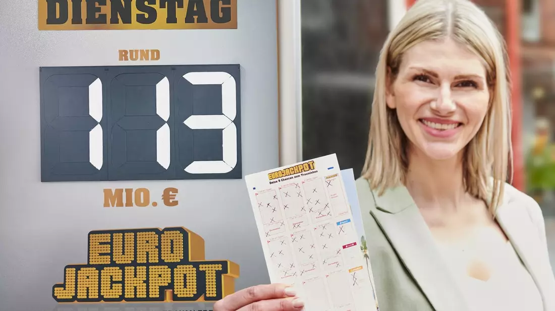 Zum Jahresanfang geht's um 113 Millionen Euro / Nächste Ziehung am Dienstag (2. Januar) - Bild: presseportal.de