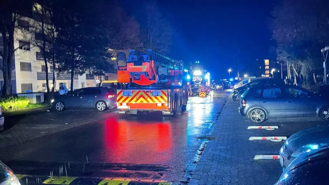 FW Bergheim: Feuerwehr löscht Kellerbrand in Bergheim - Bild: presseportal.de