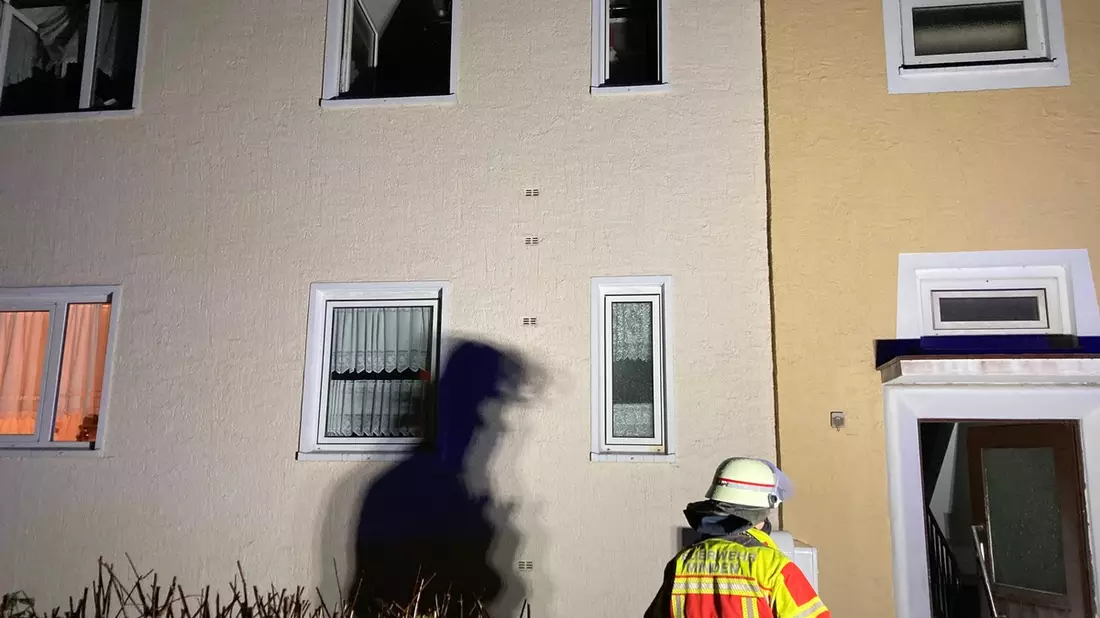 FW Minden: Wohnungsbrand in Rodenbeck schnell gelöscht - Bild: presseportal.de