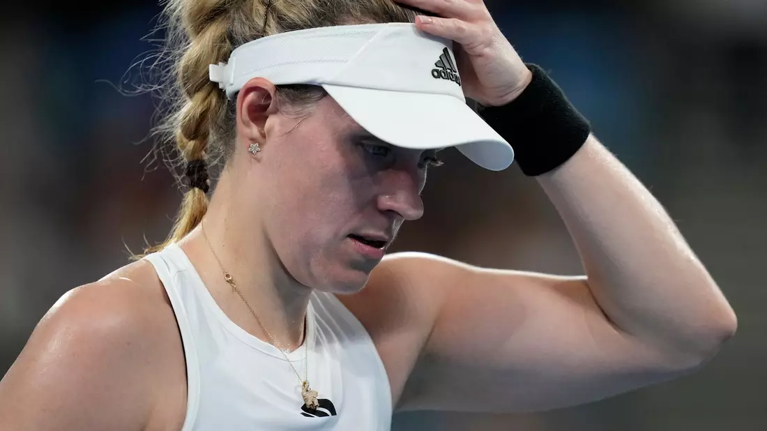 Verlor zunächst ihr erstes Match nach der Babypause: Angelique Kerber. - Bild: Rick Rycroft/AP