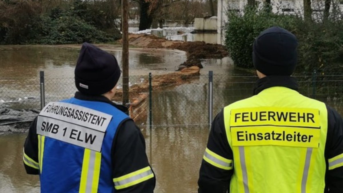 FW-Schermbeck: Hochwassereinsätze am 27. und 28.12.23 - Foto: presseportal.de