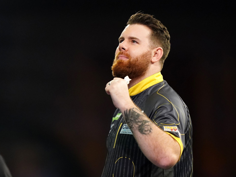 Scott Williams steht im Viertelfinale der Darts-WM in London. - Foto: Zac Goodwin/PA Wire/dpa