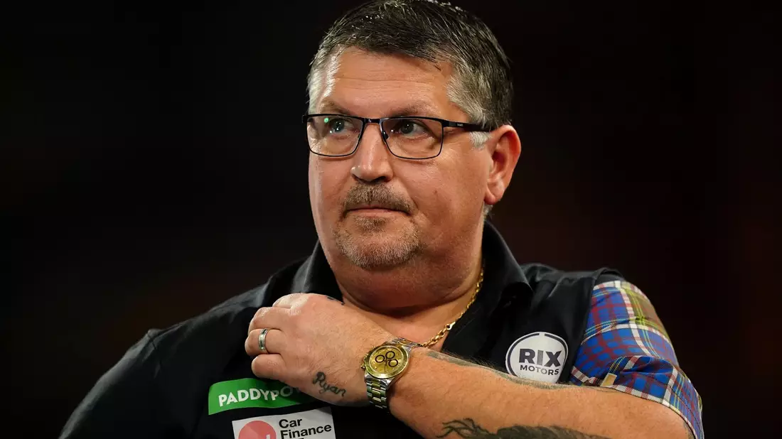 Gary Anderson ist bei der Darts-WM ausgeschieden. - Bild: Zac Goodwin/PA Wire/dpa