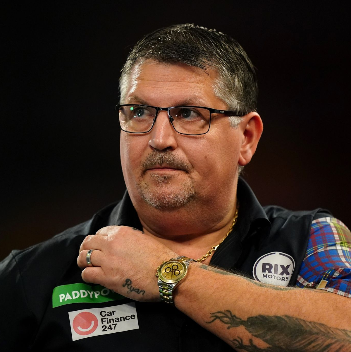 Gary Anderson ist bei der Darts-WM ausgeschieden. - Foto: Zac Goodwin/PA Wire/dpa