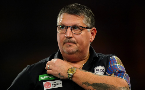 Gary Anderson ist bei der Darts-WM ausgeschieden. - Foto: Zac Goodwin/PA Wire/dpa