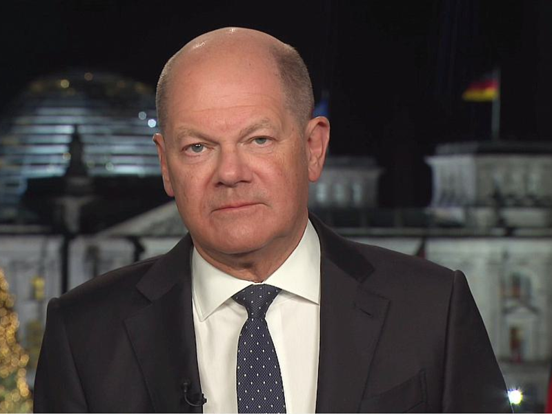 Aufzeichnung der Neujahrsansprache von Olaf Scholz am 29.12.2023 - Foto: über dts Nachrichtenagentur