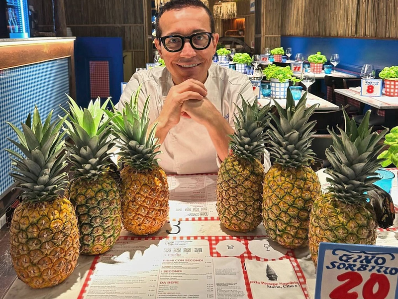 Der neapolitanische Pizzabäcker Gino Sorbillo bewegt die Gemüter traditioneller Pizza-Fans. - Foto: Gino Sorbillo/Instagram/dpa