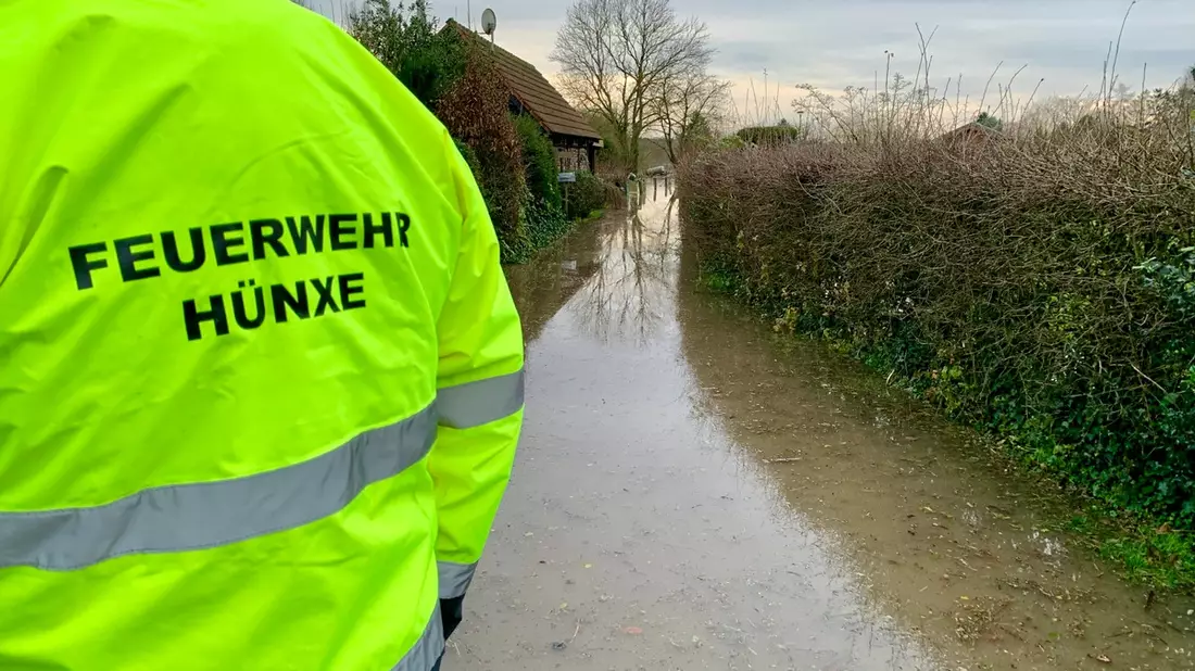 FW Hünxe: Weitere Einsätze durch das Hochwasser - Bild: presseportal.de