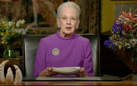 Margrethe II. bei der am 31.12.2023 ausgestrahlten Neujahrsansprache - Foto: DR, über dts Nachrichtenagentur