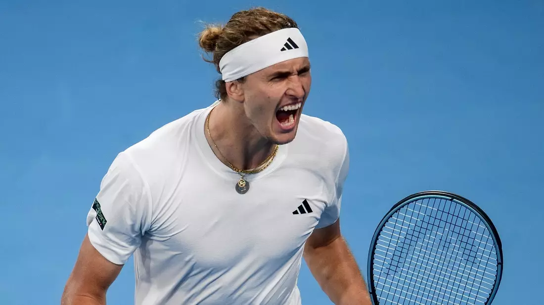 Tennis-Olympiasieger Alexander Zverev gewann das erste Match im Duell mit Frankreich. - Bild: Steven Markham/AAP/dpa