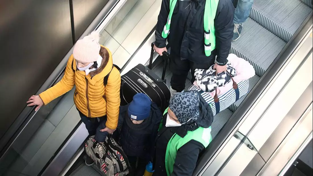 Ankunft von Flüchtlingen aus der Ukraine in Deutschland (Archiv) - Bild: über dts Nachrichtenagentur