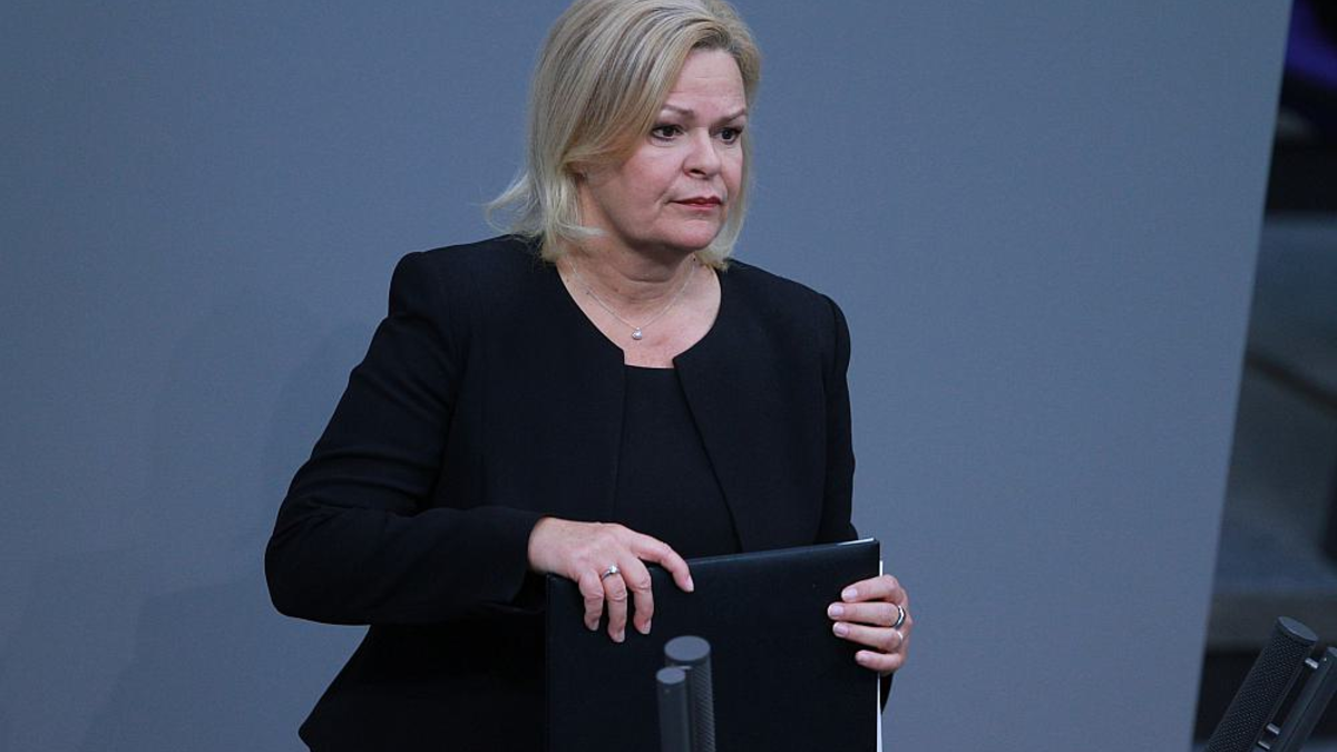 Nancy Faeser (Archiv) - Foto: über dts Nachrichtenagentur