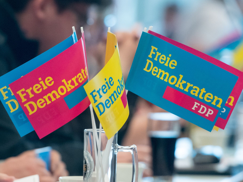 Die FDP-Mitgliederbefragung war Mitte des Monats gestartet. - Foto: picture alliance / Armin Weigel/dpa