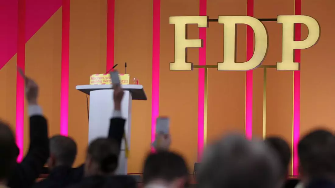 Abstimmung auf einem FDP-Parteitag (Archiv) - Bild: über dts Nachrichtenagentur