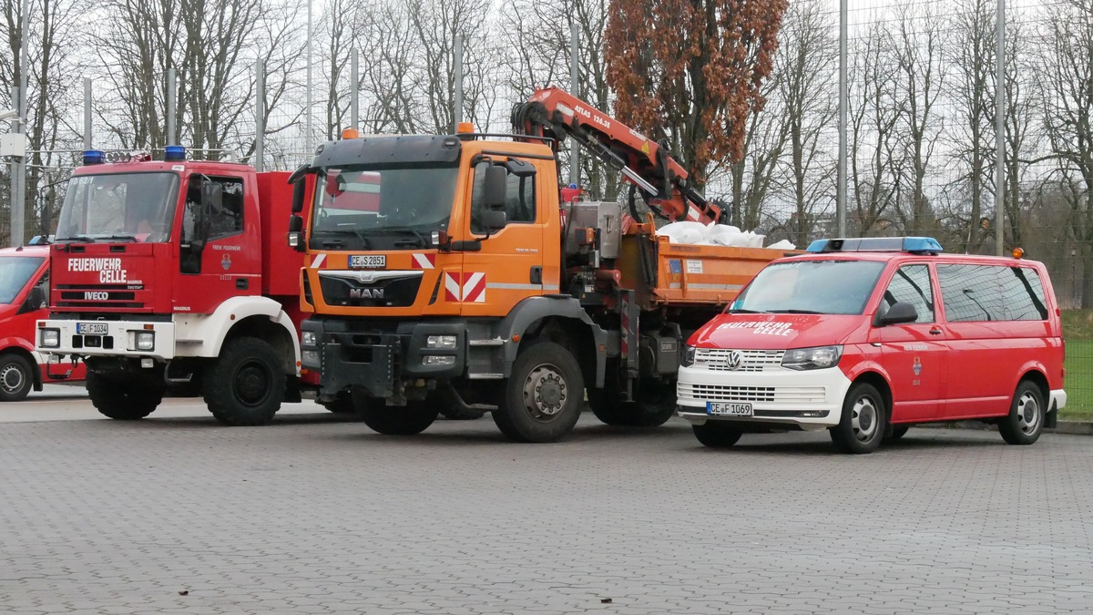 FW Celle: Hochwassereinsätze am 01.01.2024 (Neujahr) - 12. Lagemeldung! Stand: 01.01.2024 um 16:00 Uhr - Foto: presseportal.de