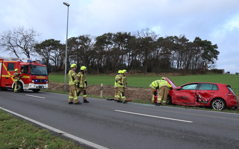 FW Gangelt: Sachschaden bei Verkehrsunfall in Stahe - Foto: presseportal.de