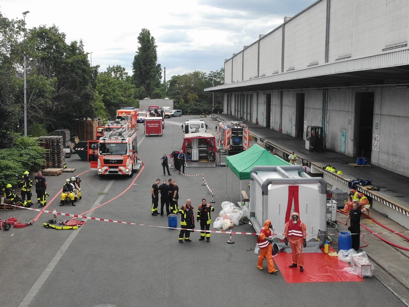FW-F: Neuer Führungsdienst der Feuerwehr Frankfurt im Einsatz - Foto: presseportal.de