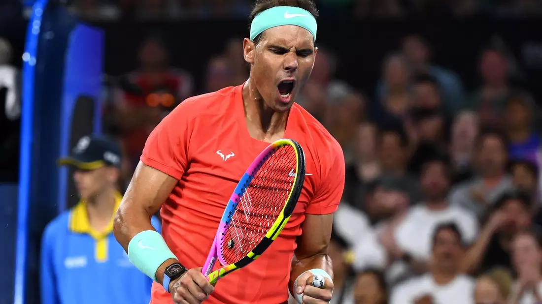 Rafael Nadal hat in Brisbane ein erfolgreiches Comeback hingelegt. - Bild: Jono Searle/AAP/dpa