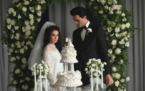 Priscilla (Cailee Spaeny) und Elvis (Jacob Elordi) haben 1967 geheiratet. - Foto: Philippe Le Sourd/Mubi/dpa