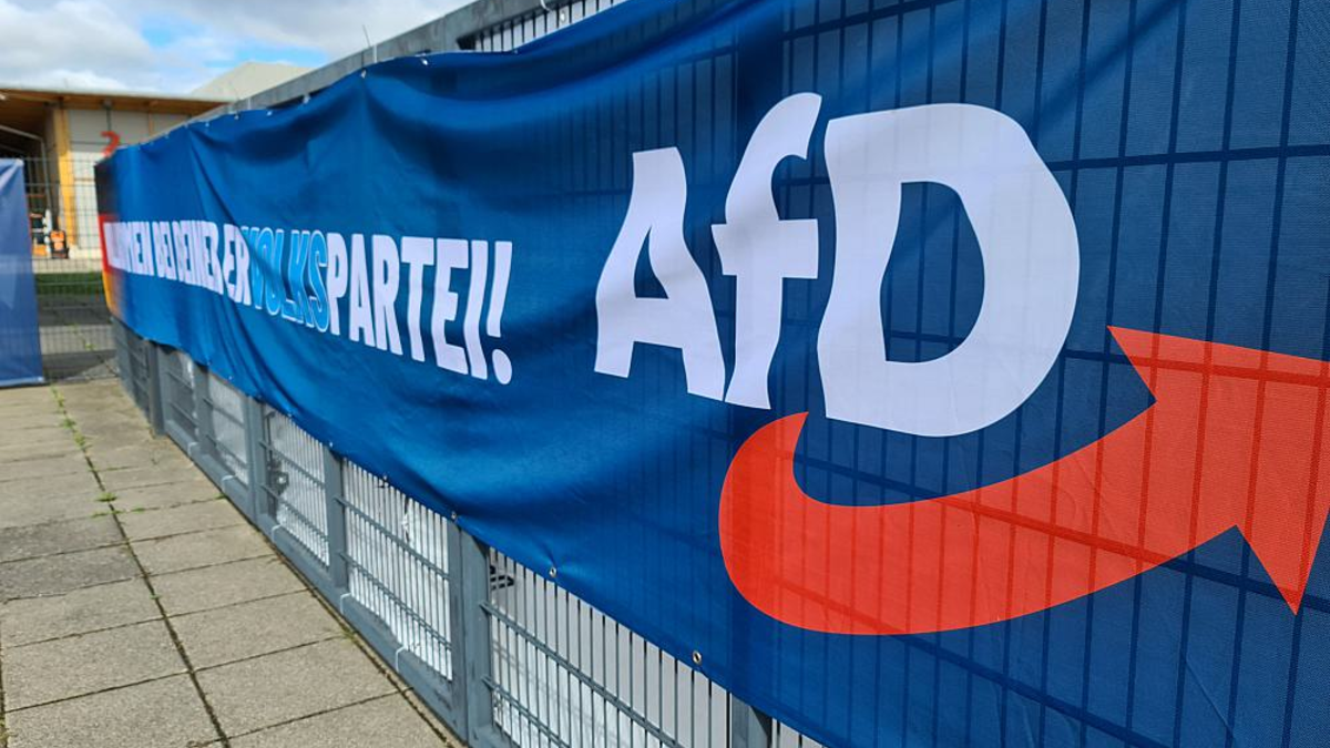 Logo vor AfD-Parteitag (Archiv) - Foto: über dts Nachrichtenagentur