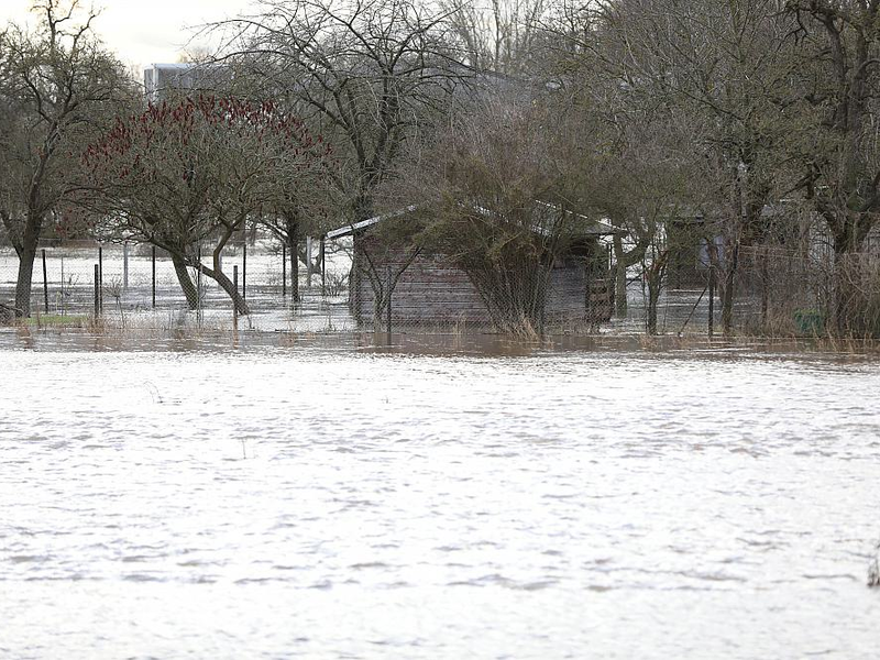 Hochwasserlage im Landkreis Mansfeld-Südharz am 03.01.2024 - Foto: über dts Nachrichtenagentur