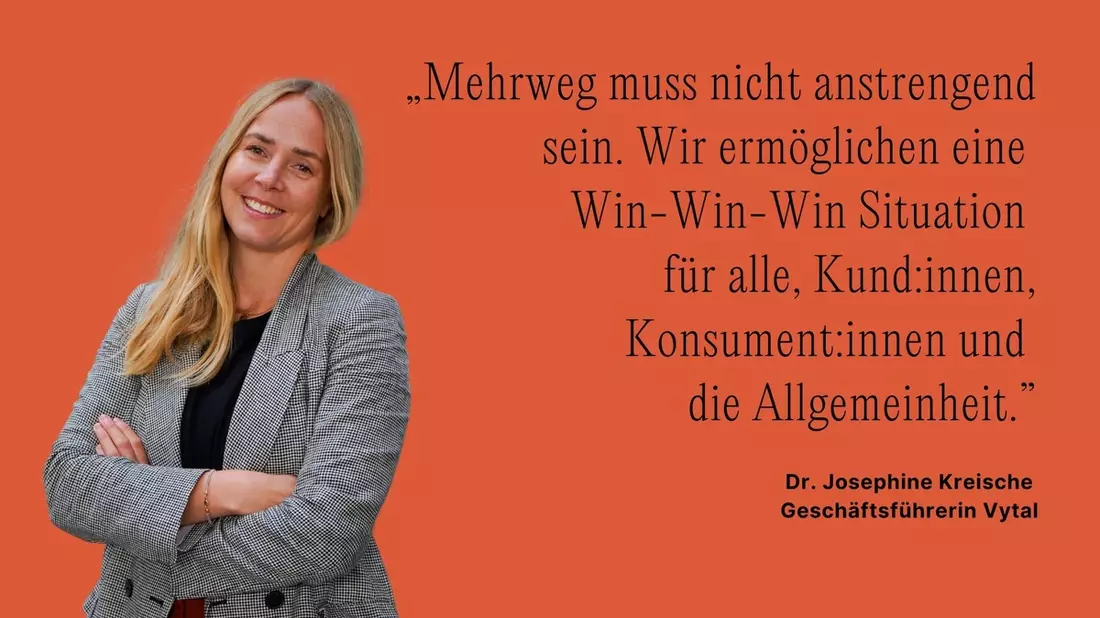 Ein Jahr Mehrwegangebotspflicht: Ein guter erster Schritt, aber mit Nachbesserungsbedarf / Vytal zeigt, wie es besser geht - Bild: presseportal.de