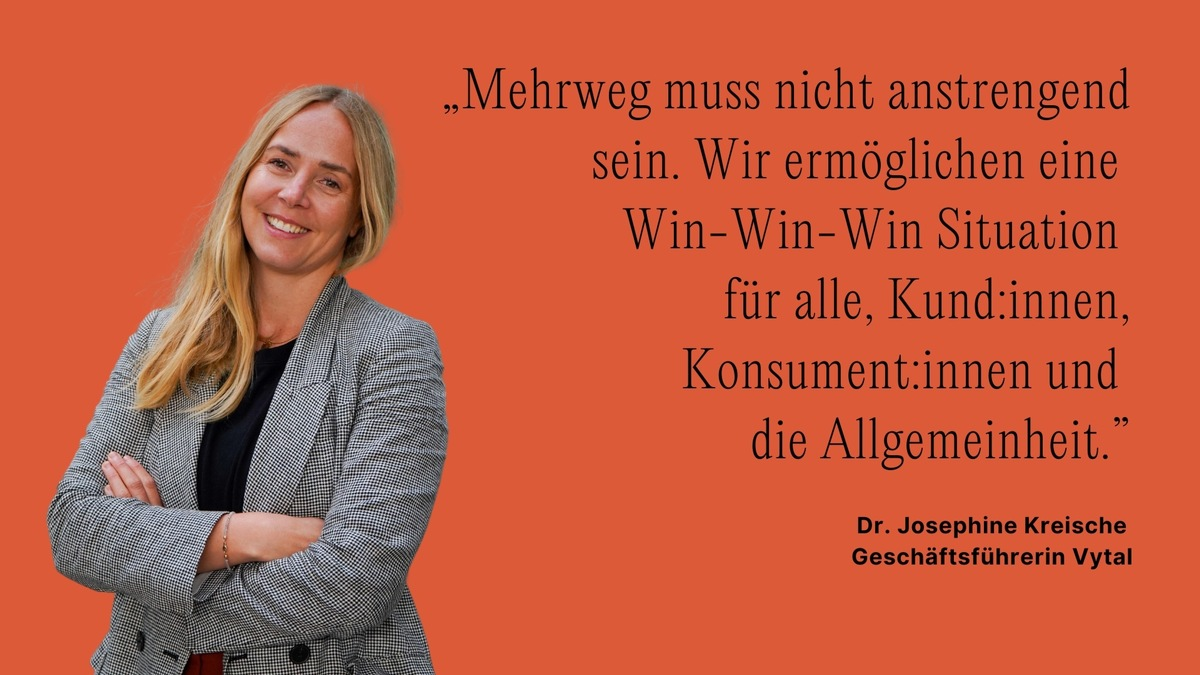 Ein Jahr Mehrwegangebotspflicht: Ein guter erster Schritt, aber mit Nachbesserungsbedarf / Vytal zeigt, wie es besser geht - Foto: presseportal.de