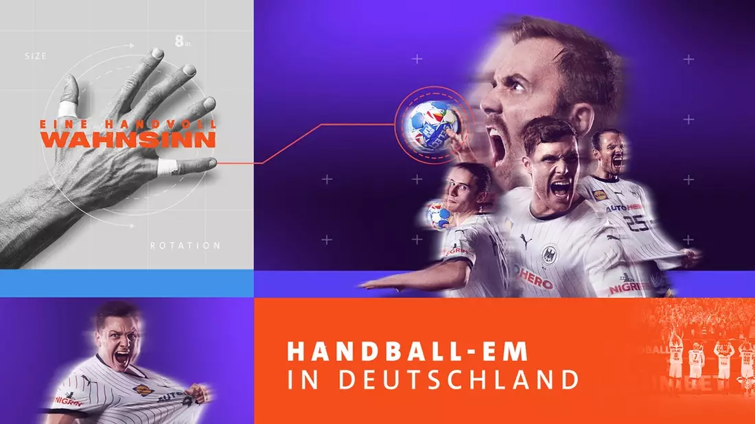 Handball-Weltmeister Johannes Bitter feiert am 4. Januar Premiere als ARD-Experte / Neue Doku-Reihe Handball-EM 2024: Die deutschen Stars privat wie nie ab heute exklusiv in der ARD Mediathek - Bild: presseportal.de