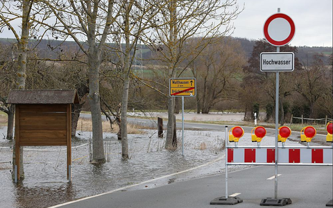 Hochwasserlage im Landkreis Mansfeld-Südharz am 03.01.2024 - Foto: über dts Nachrichtenagentur