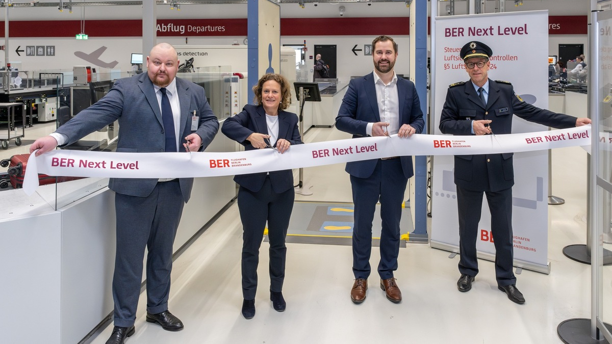 BPOLD-B: Flughafengesellschaft übernimmt die Steuerung der Luftsicherheitskontrollen am BER - Foto: presseportal.de
