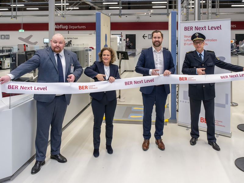 BPOLD-B: Flughafengesellschaft übernimmt die Steuerung der Luftsicherheitskontrollen am BER - Foto: presseportal.de