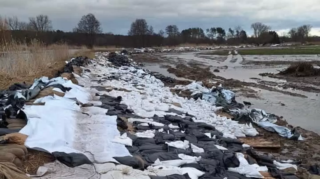 FW Flotwedel: 16. Lagemeldung zur Hochwasserlage in der Samtgemeinde Flotwedel - Bild: presseportal.de