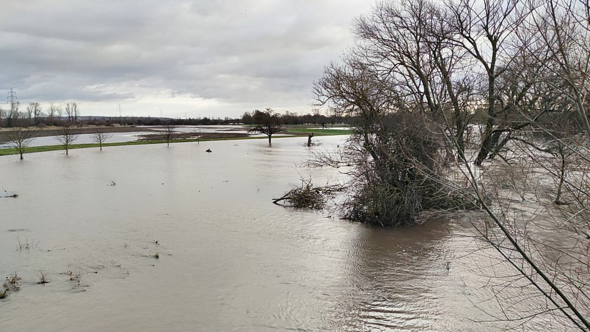 Hochwasserlage im Landkreis Mansfeld-Südharz am 03.01.2024 - Foto: über dts Nachrichtenagentur