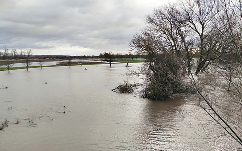 Hochwasserlage im Landkreis Mansfeld-Südharz am 03.01.2024 - Foto: über dts Nachrichtenagentur