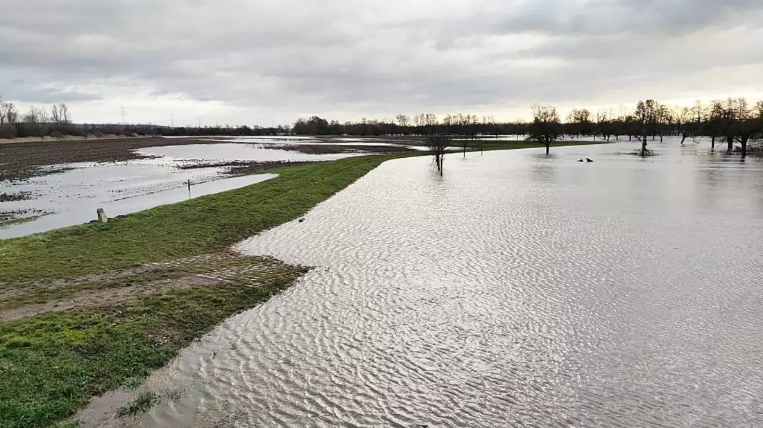 Hochwasserlage im Landkreis Mansfeld-Südharz am 03.01.2024 - Bild: über dts Nachrichtenagentur