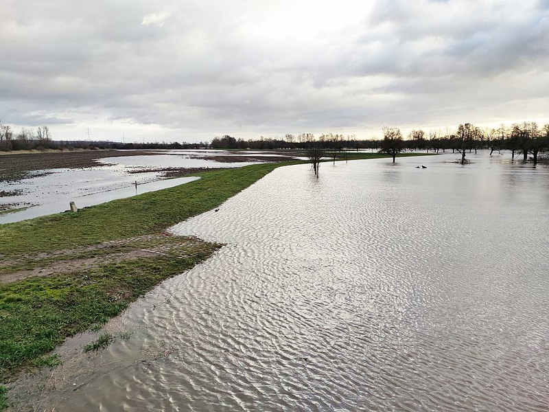 Hochwasserlage im Landkreis Mansfeld-Südharz am 03.01.2024 - Foto: über dts Nachrichtenagentur