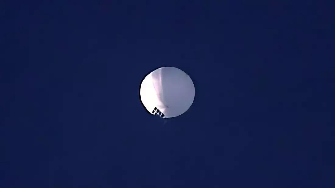 Das US-Militär hat im vergangenen Jahr einen chinesischen Ballon über dem Norden der USA abgeschossen. - Bild: Larry Mayer/The Billings Gazette/AP/dpa