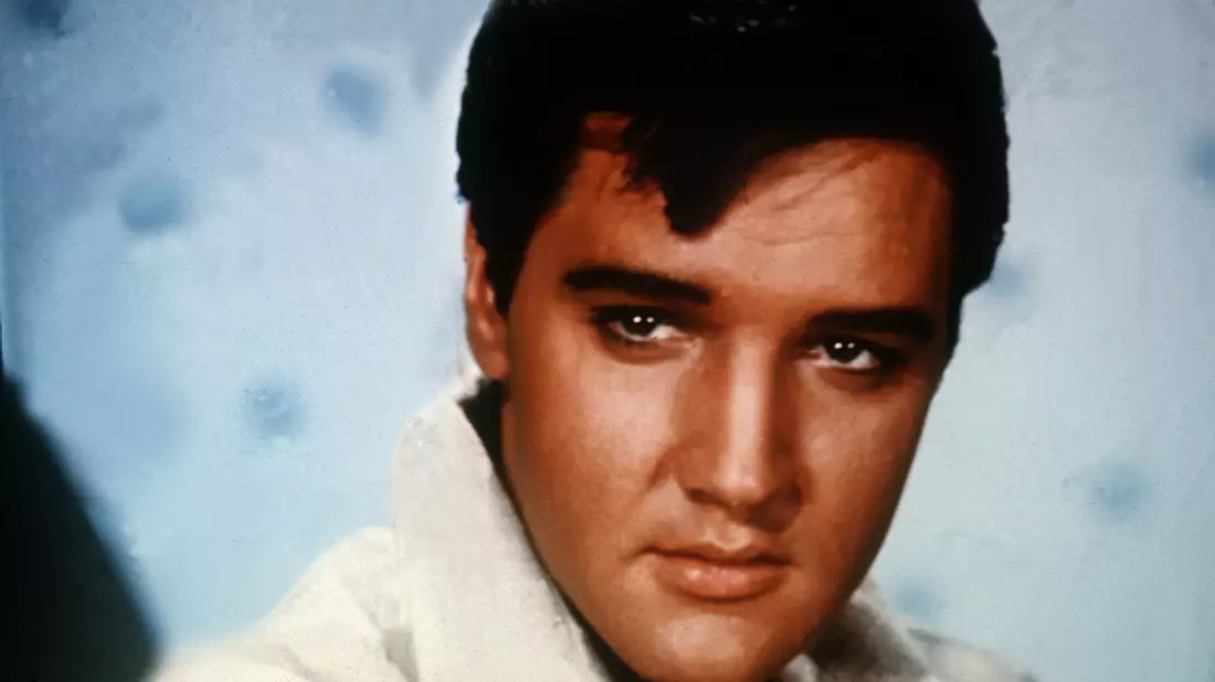 Elvis Presley live und in Farbe: Als Hologramm soll der «King of Rock 'n' Roll» bald in London auf der Bühne stehen. - Bild: UPI/dpa