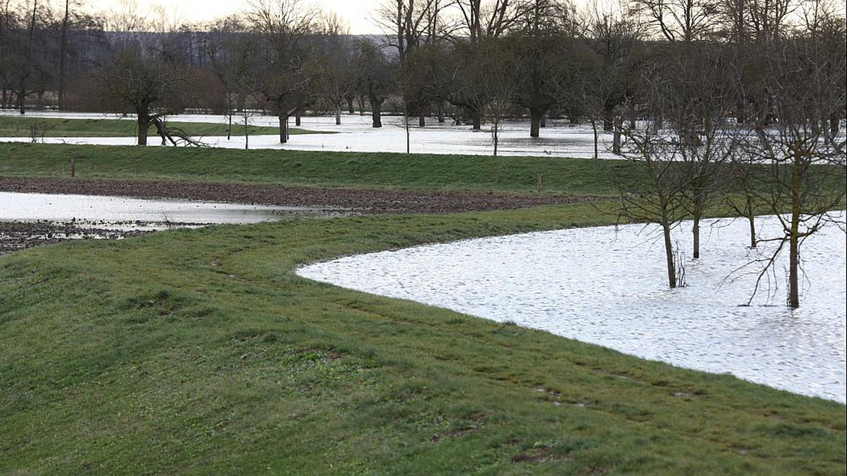 Hochwasserlage im Landkreis Mansfeld-Südharz am 03.01.2024 - Foto: über dts Nachrichtenagentur