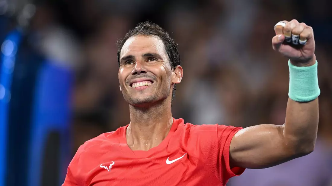 Rafael Nadal steht beim Turnier in Brisbane im Viertelfinale. - Bild: Zain Mohammed/AAP/dpa