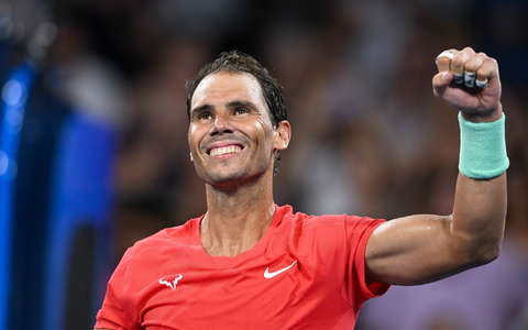Rafael Nadal steht beim Turnier in Brisbane im Viertelfinale. - Foto: Zain Mohammed/AAP/dpa